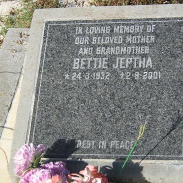 JEPTHA Bettie 1932-2001