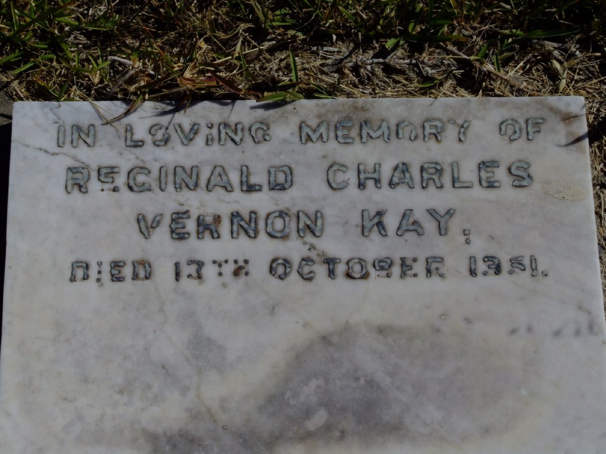 KAY Reginald Charles Vernon -1951