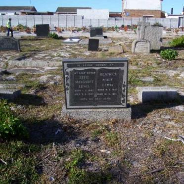 LEWIS Effie Margaret :: LEWIS Beatrice Mary LEWIS