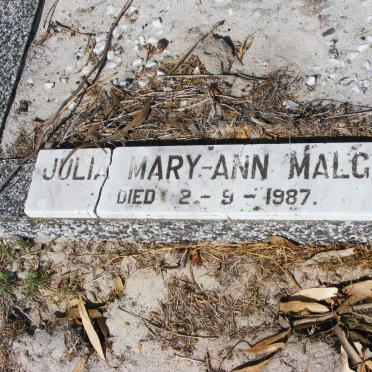 MALGAS Julia Mary-Ann -1987