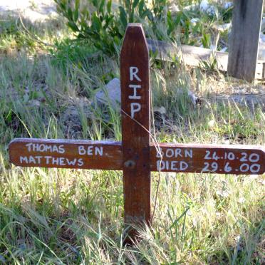 MATTHEWS Thomas Ben 1920-2000