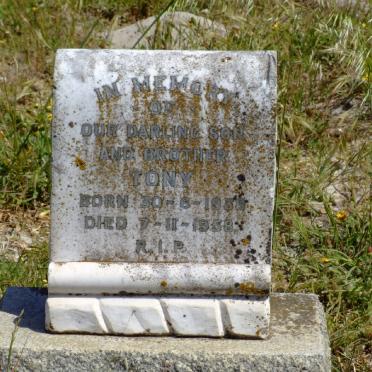 McPHAIL Tony 1935-1958