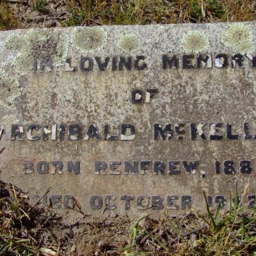 McKELLAR Archibald 1882-1942