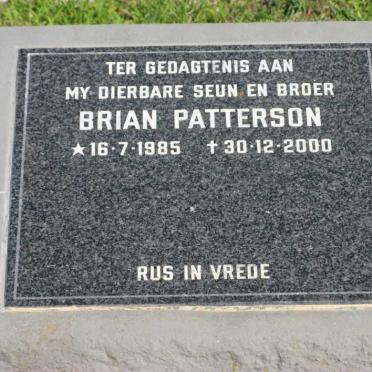 PATTERSON Brian 1985-2000