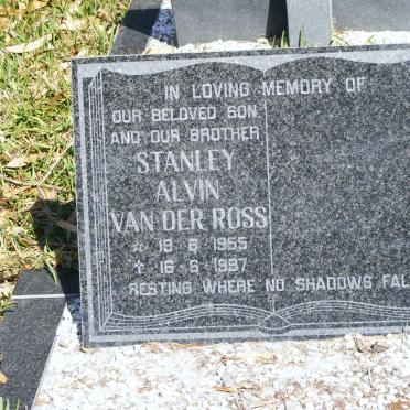 ROSS Stanley Alvin, van der 1955-1997