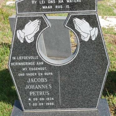 ROSSOUW Jacobs Johannes Petrus 1934-1998