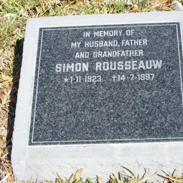 ROUSSEAUW Simon 1923-1997