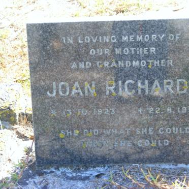 RICHARDS Joan 1923-199?