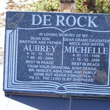 ROCK Aubrey, de 1946-2004 :: DE ROCK Michelle 1990-2006