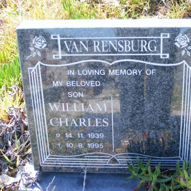 RENSBURG William Charles, van 1939-1995