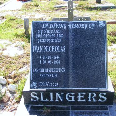 SLINGERS Ivan Nocholas 1944-1998