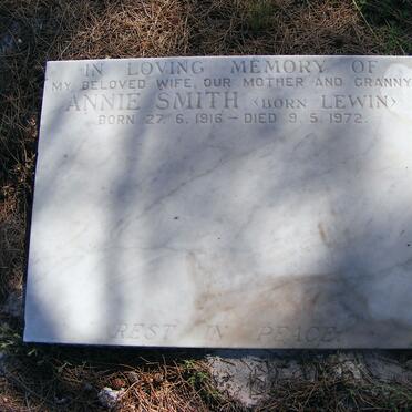 SMITH Annie nee LEWIN 1916-1972