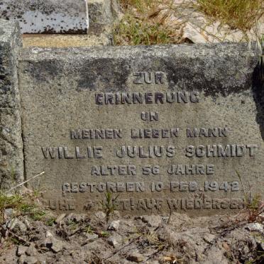 SCHMIDT Willie Julius -1942