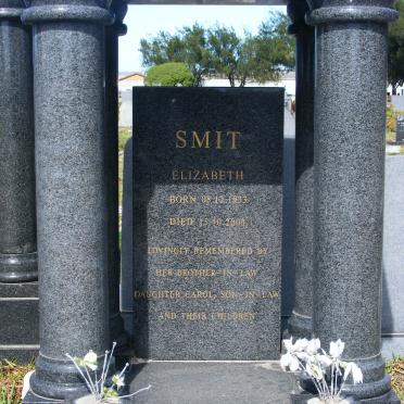 SMIT Elizabeth 1933-2000