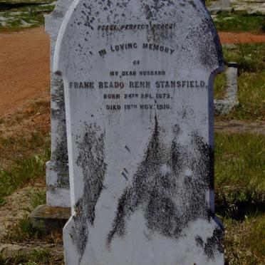 STANSFIELD Frank Beado Renn 1872-1910