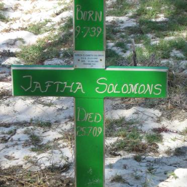 SOLOMONS Jaftha 1939-2009 &amp; Doreen Elizabeth 1940-2001
