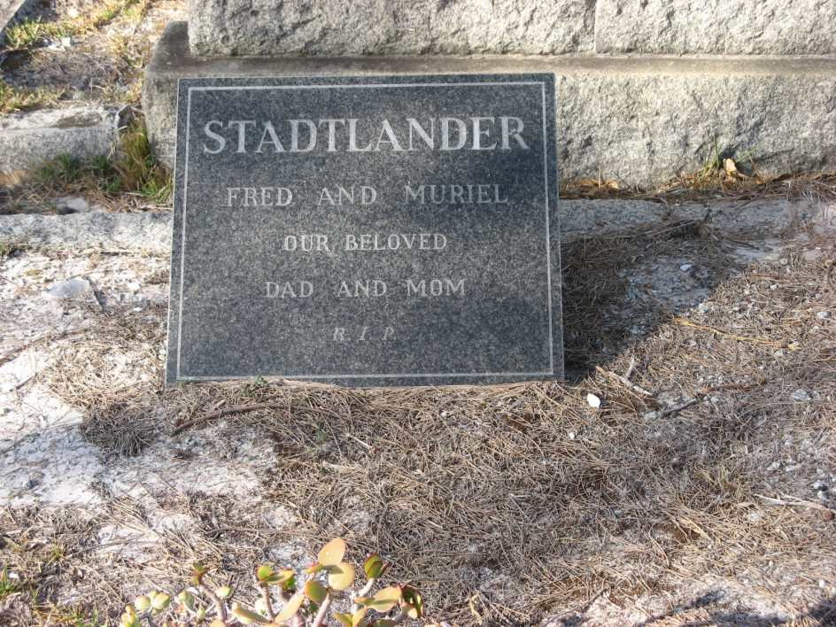 STADTLANDER Fred &amp; Muriel