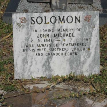 SOLOMON John Michael 1948-1993
