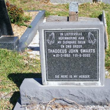 SWARTS Thaddeus John 1962-2003