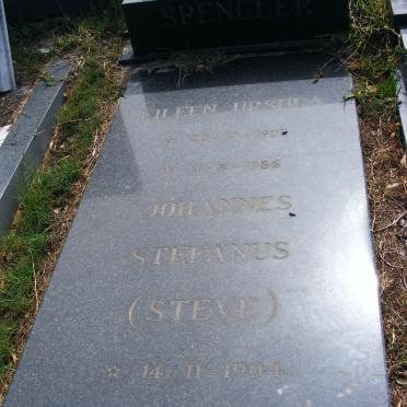 SPENGLER Johannes Stefanus 1904-1987 &amp; Eileen Ursula 1907-1986