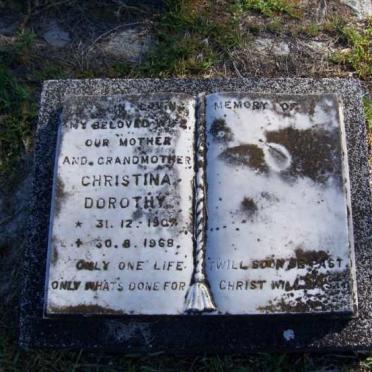 TECHMAN Christina Dorothy 1907-1968