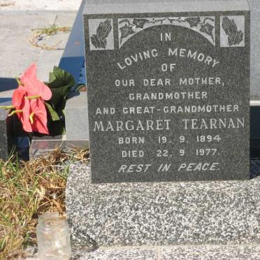 TEARNAN Margaret 1894-1977