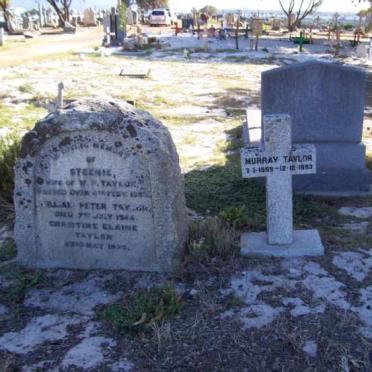 TAYLOR William Peter -1944 &amp; Steenie  -1934 :: TAYLOR Murray  1959-1993 :: TAYLOR Christine Elaine -1970