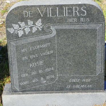 VILLIERS Kosie, de 1924-1974