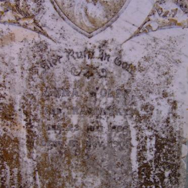 WOLFF Anna nee RADOMSKY 186?-1903