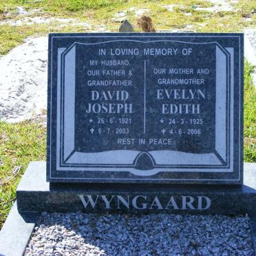 WYNGAARD David Joseph 1921-2003 &amp; Evelyn Edith 1925-2006