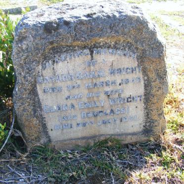 WRIGHT Bayard Bailie -1942 &amp; Clara Emily DOUGLASS -1951