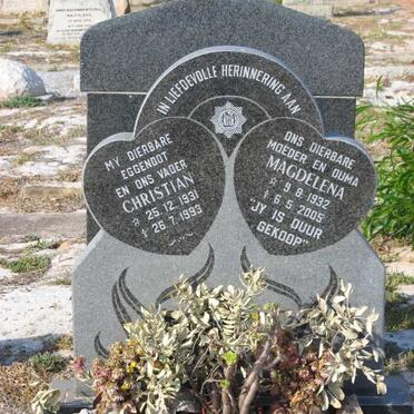 MARTIN Christian 1931-1993 &amp; Magdelena 1932-2005