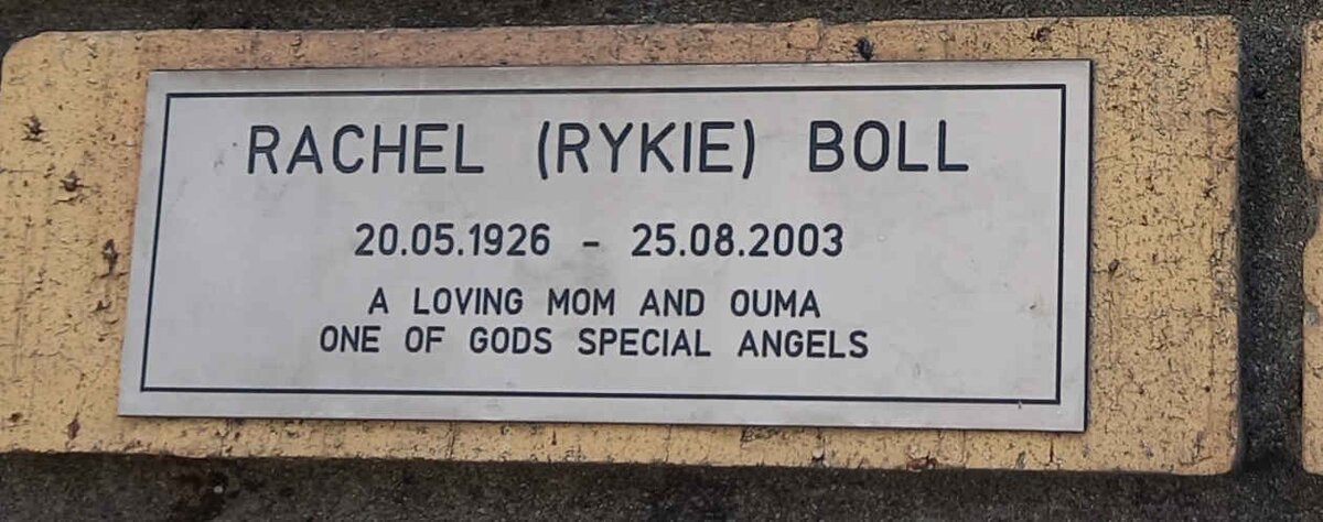 BOLL Rachel 1926-2003