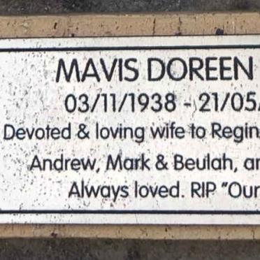 SMIT Mavis Doreen 1938-2019