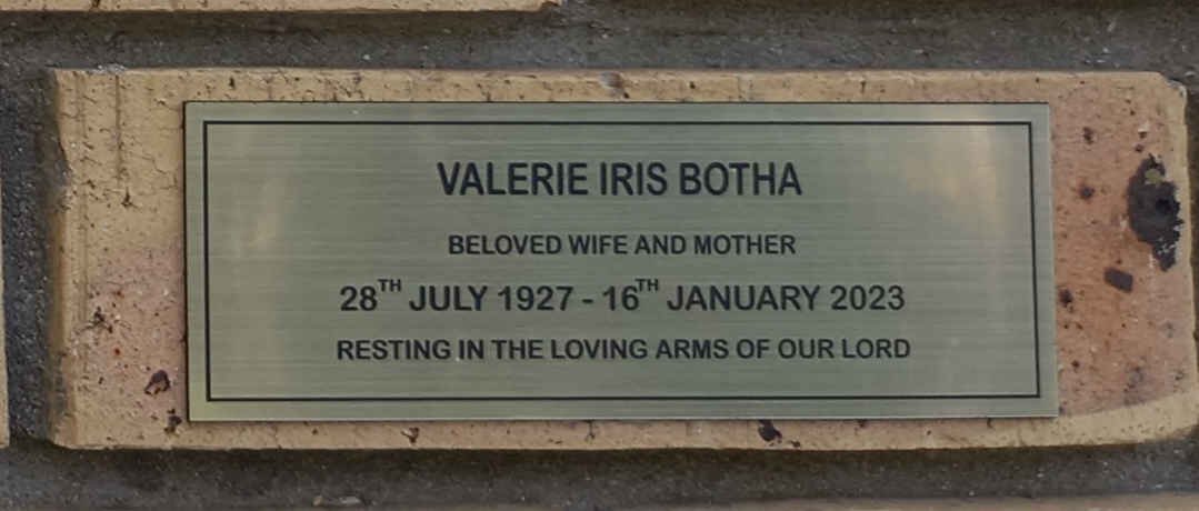 BOTHA Valeria Iris 1927-2023