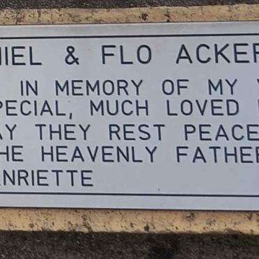 ACKERMANN Niel &amp; Flo