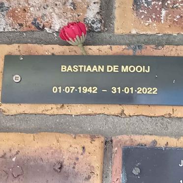 MOOIJ Bastiaan, de 1942-2022