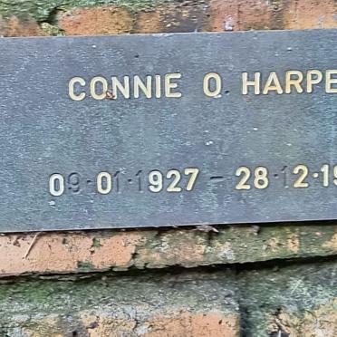 HARPER Connie O. 1927-1999