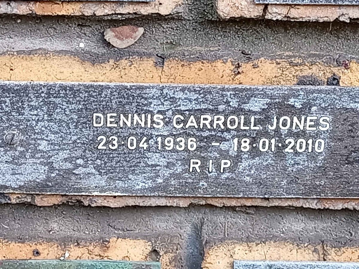 JONES Dennis Carroll 1936-2010