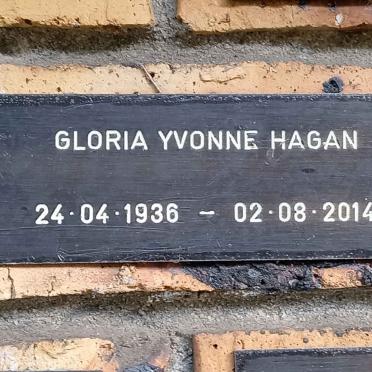 HAGAN Gloria Yvonne 1936-2014