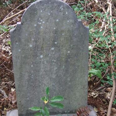 HANSEN Maria Johanna Charlotte 18?1-18?3