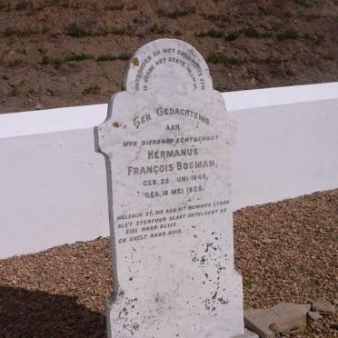BOSMAN Hermanus Francois 1848-1925