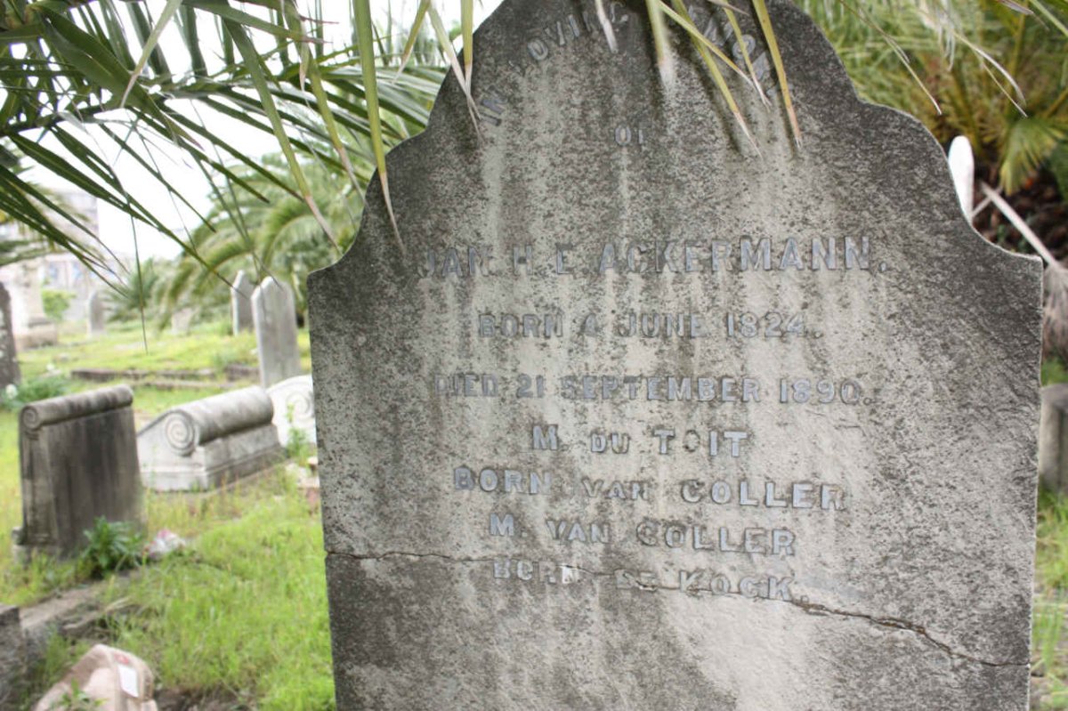 ACKERMANN Jan. H.E. -1890