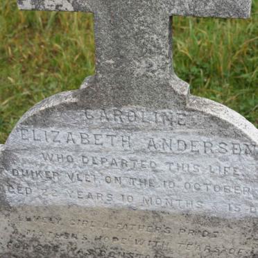 ANDERSEN Caroline Elizabeth -1887