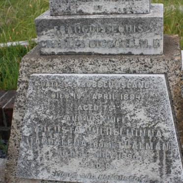 BICCARD Francois Louis Charles -1884 &amp; Augusta Wilhelmina Magdalena THALMAN -1890 