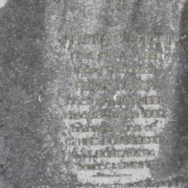 BOSENBERG Christiaan Hendrik -1880 :: BOSENBERG Rene Julien 1881-1882