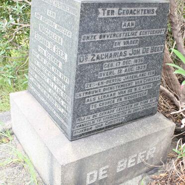 BEER Zacharias Joh., de 1856-1923 &amp; Magdalena Susanna BOSMAN -1935