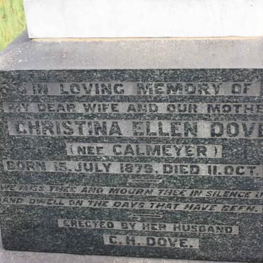 DOVE :: CALMEYER :: HOLMAN 