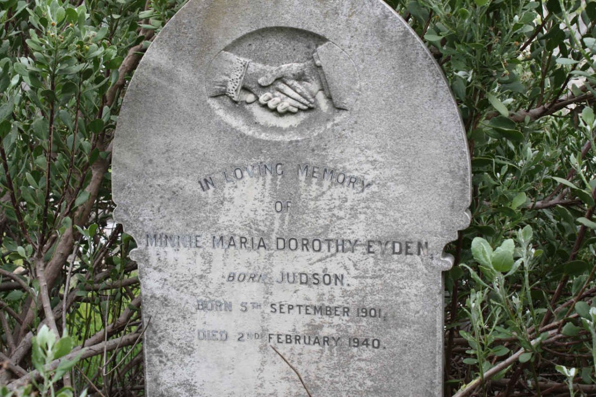 EYDEN Minnie Maria Dorothy nee JUDSON 1901-1940