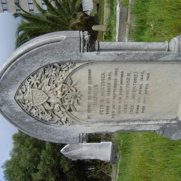 EYSSEN Matthys Petrus, van 1841-1902  &amp; Mary JOHNSTONE 1845-1910